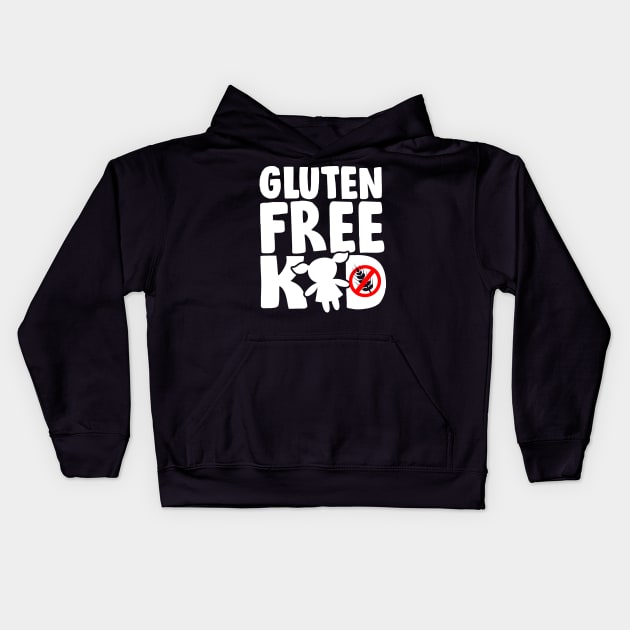 Gluten Free Kid Kids Hoodie by thingsandthings